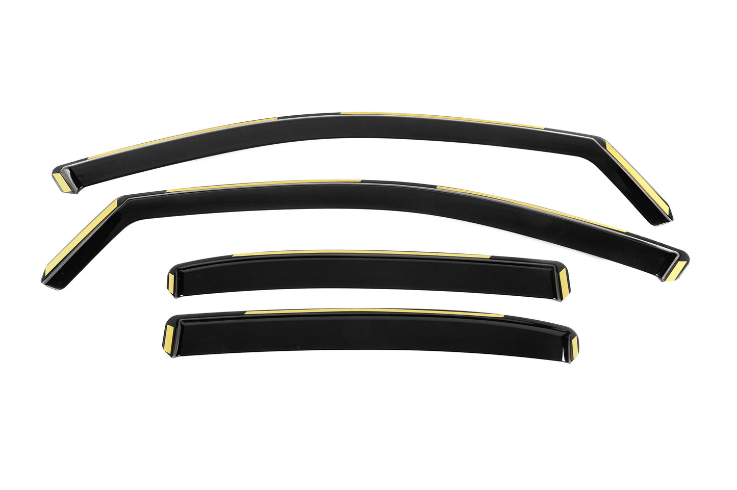 In-Channel Wind Deflectors Niken Luxury (SD, 4 pcs) for Skoda Octavia IV A8 2020- - image 1