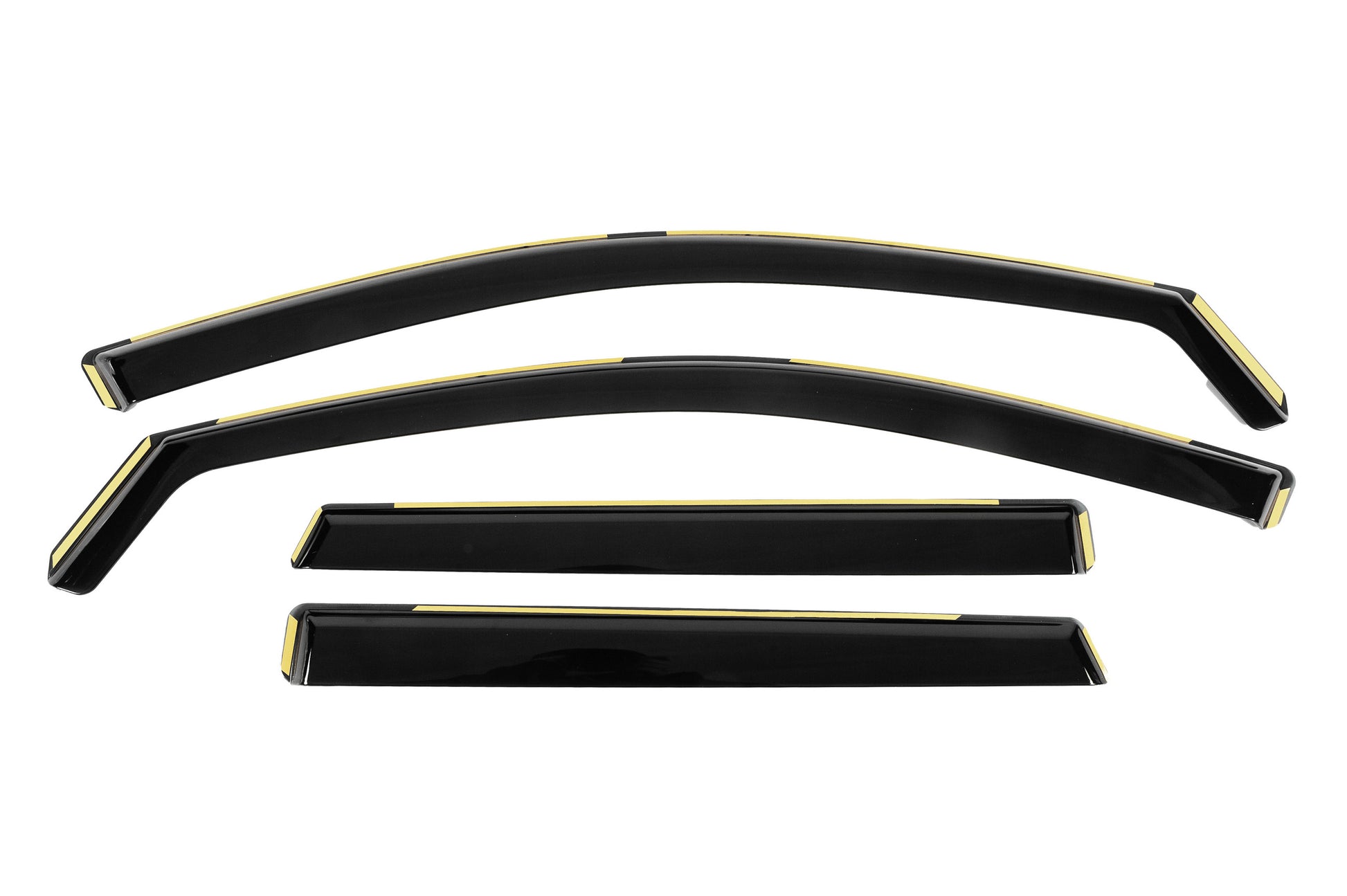 In-Channel Wind Deflectors Niken Luxury (2021-, 4 pcs) for Skoda Karoq 2018- - image 1