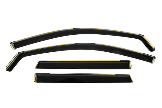 In-Channel Wind Deflectors Niken Luxury (2021-, 4 pcs) for Skoda Karoq 2018- - image 1