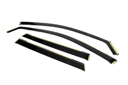 In-Channel Wind Deflectors Niken Luxury (2021-, 4 pcs) for Skoda Karoq 2018- - image 2