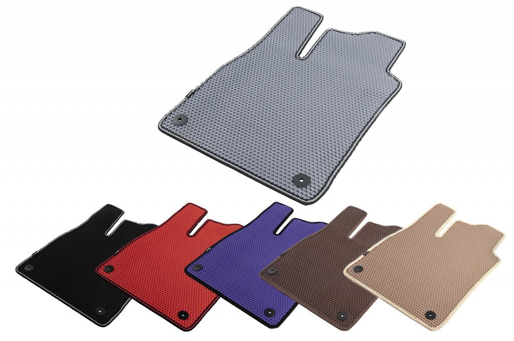 Rubber floor mats Carsuit (1+1, grey) for Nissan Primastar 2002-2014 - image 2