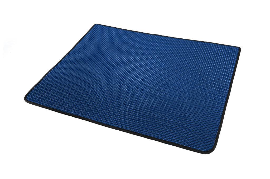 Trunk mat (EVA, blue) for Toyota FJ Cruiser - Reelken Auto