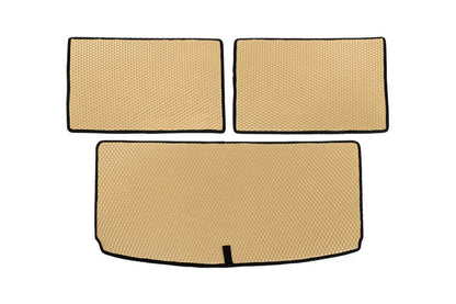 Trunk mat (EVA, Beige) for Volkswagen ID.6 - Reelken Auto
