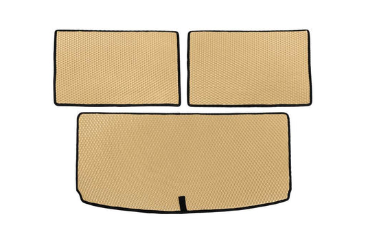 Trunk mat (EVA, Beige) for Volkswagen ID.6 - Reelken Auto