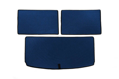 Trunk mat (EVA, Blue) for Volkswagen ID.6 - Reelken Auto