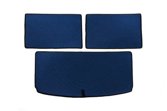 Trunk mat (EVA, Blue) for Volkswagen ID.6 - Reelken Auto