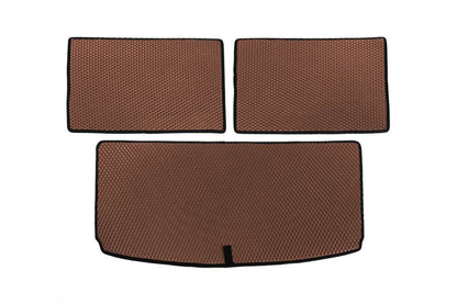 Trunk mat (EVA, Brown) for Volkswagen ID.6 - Reelken Auto