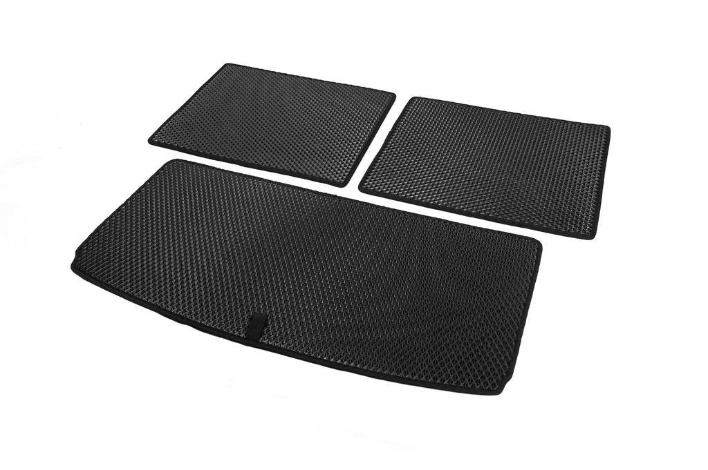 Trunk mat (EVA, black) for Volkswagen ID.6 - Reelken Auto