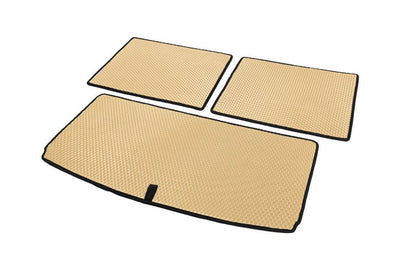 Trunk mat (EVA, Beige) for Volkswagen ID.6 - Reelken Auto
