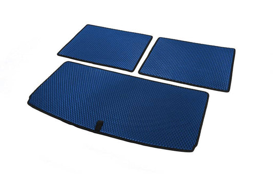 Trunk mat (EVA, Blue) for Volkswagen ID.6 - Reelken Auto