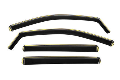 In-Channel Wind Deflectors Niken Luxury (4 pcs) for Volkswagen Amarok 2022- - image 1