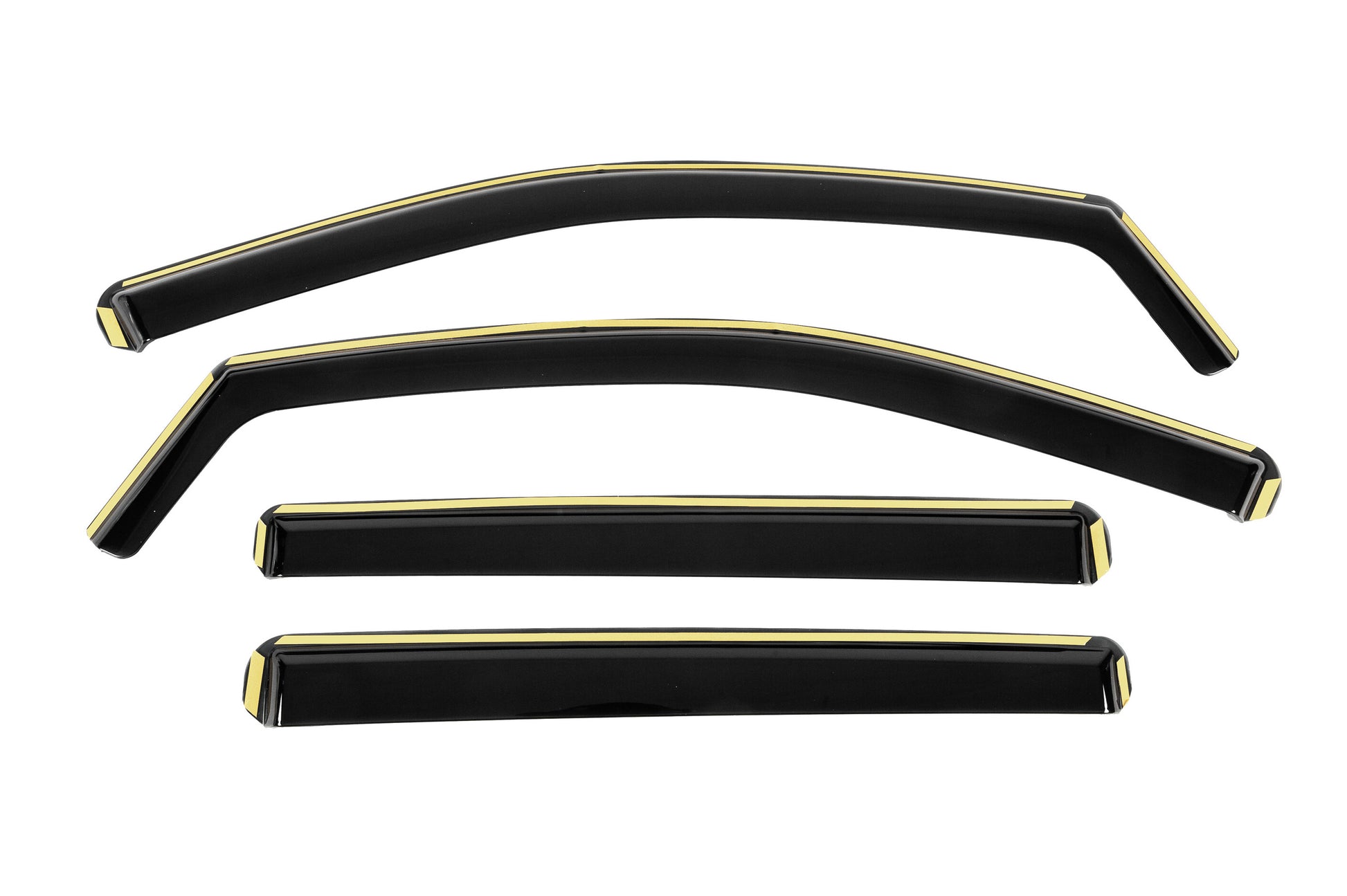 In-Channel Wind Deflectors Niken Luxury (4 pcs) for Volkswagen Amarok 2022- - image 1