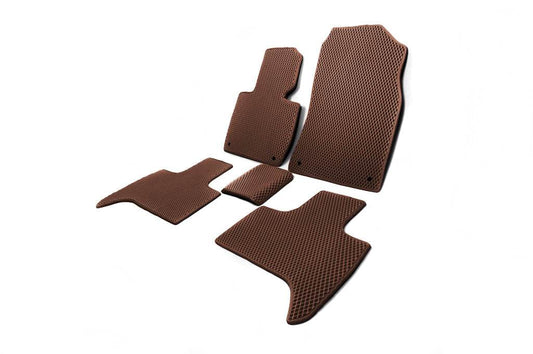 EVA mats (brown) for BMW X5 E-53 1999-2006 - Reelken Auto