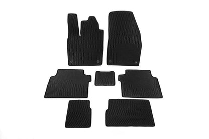 EVA mats (3 rows, black) for Volkswagen ID.6 - Reelken Auto