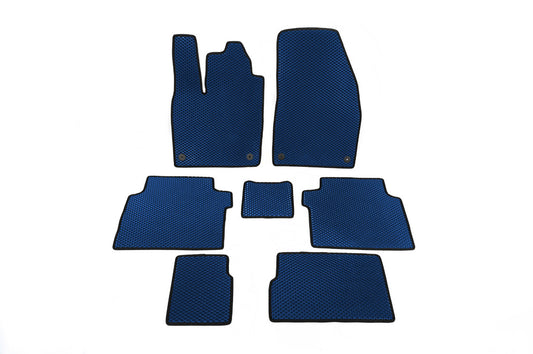 EVA Floor Mats (Blue) for Volkswagen ID.6 2021- - image 1