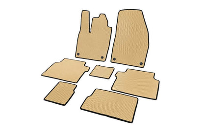 EVA mats (3 rows, Beige) for Volkswagen ID.6 - Reelken Auto