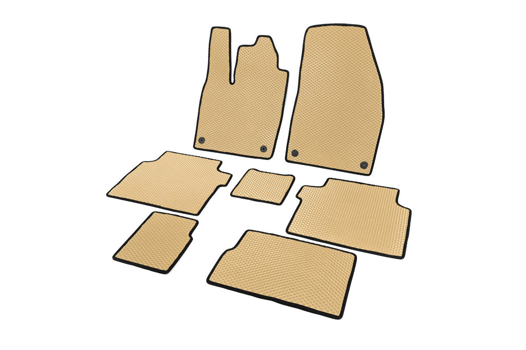 EVA Floor Mats (Beige) for Volkswagen ID.6 2021- - image 2