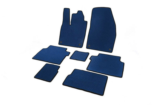 EVA mats (3 rows, Blue) for Volkswagen ID.6 - Reelken Auto