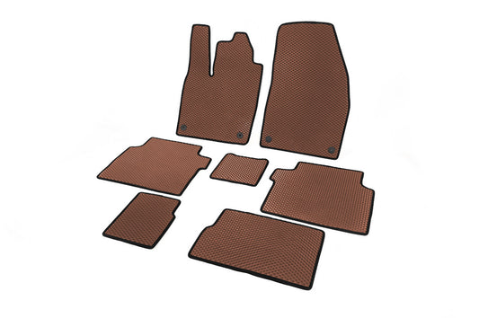 EVA Floor Mats (Brown) for Volkswagen ID.6 2021- - image 2