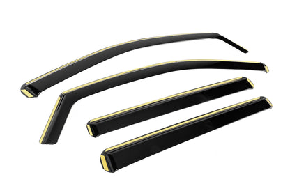 In-Channel Wind Deflectors Niken Luxury (4 pcs) for Volkswagen Amarok 2022- - image 3
