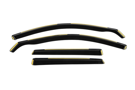 In-Channel Window Deflectors Niken Luxury (Sportback, 4 pcs) for Audi A3 2012-2020 - image 1
