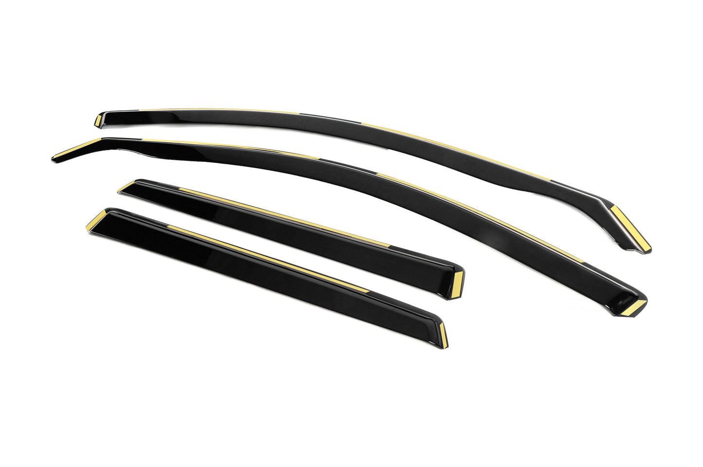 In-Channel Window Deflectors Niken Luxury (Sportback, 4 pcs) for Audi A3 2012-2020 - image 2