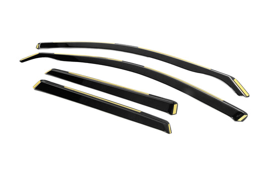 In-Channel Window Deflectors Niken Luxury (Sportback, 4 pcs) for Audi A3 2012-2020 - image 2