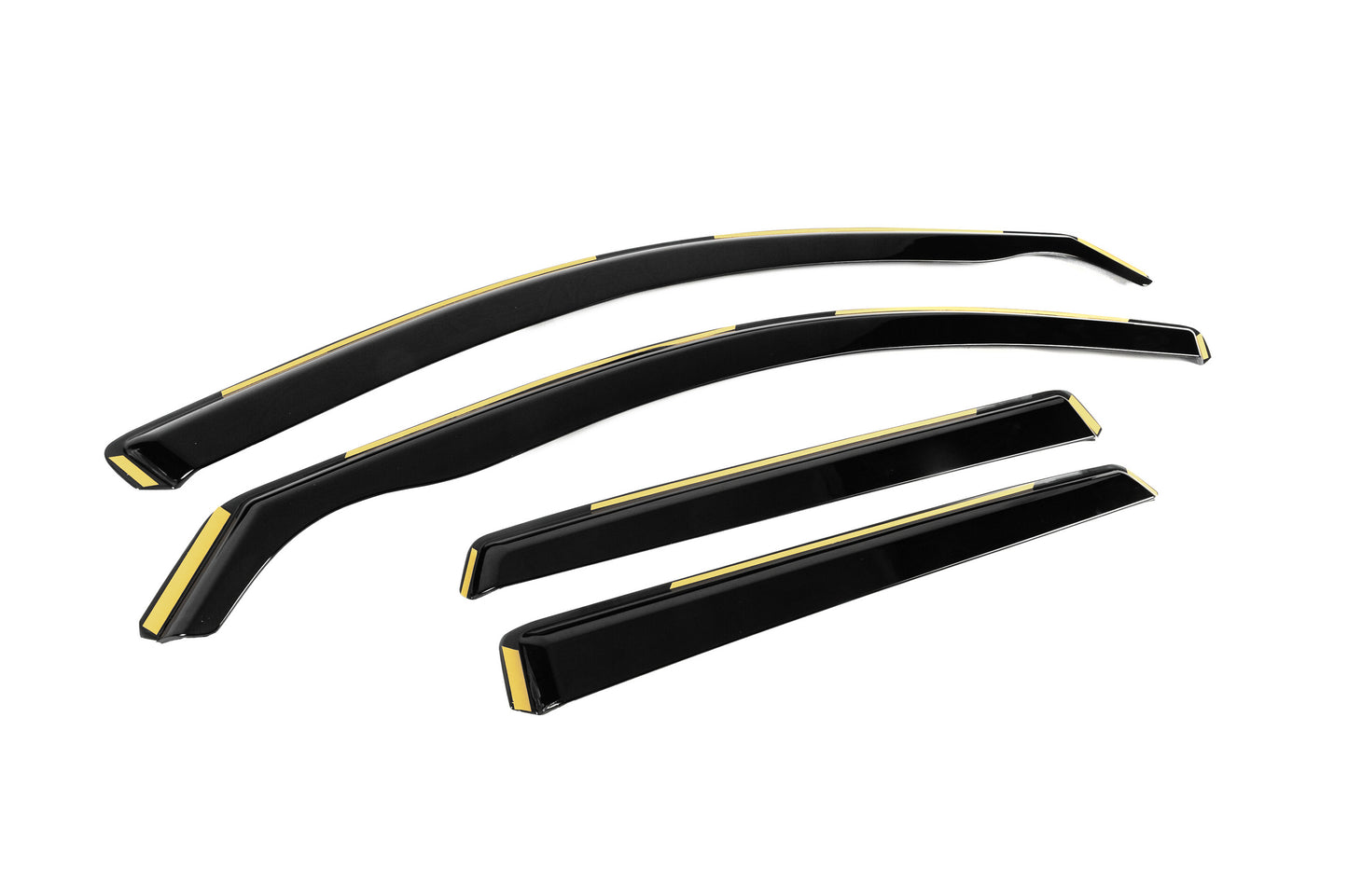In-Channel Window Deflectors Niken Luxury (Sportback, 4 pcs) for Audi A3 2012-2020 - image 3