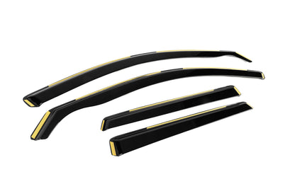 In-Channel Window Deflectors Niken Luxury (Sportback, 4 pcs) for Audi A3 2012-2020 - image 3