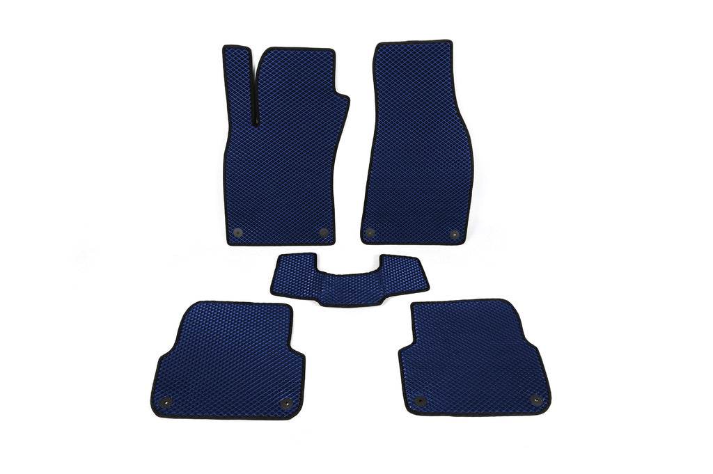 EVA mats (blue, SD) for Audi A6 C6 2004-2011 - Reelken Auto