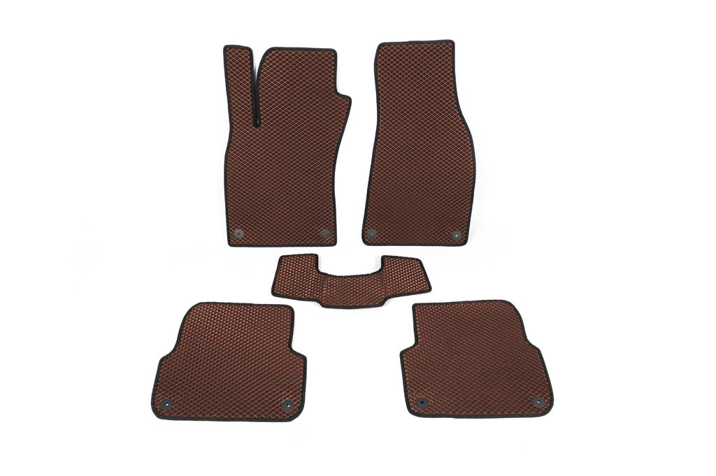 EVA Floor Mats (brown, SD) for Audi A6 C6 2004-2011 - image 2