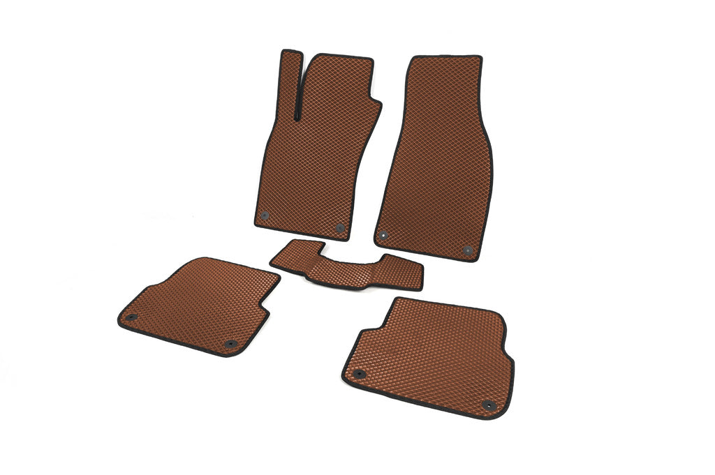 EVA floor mats (brown, Sedan) for Audi A6 C6 2004-2011 - image 1