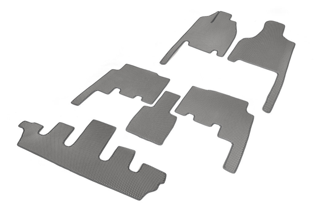 Floor mats (3 rows, EVA, gray) for Chrysler Voyager 2001-2007 - image 1