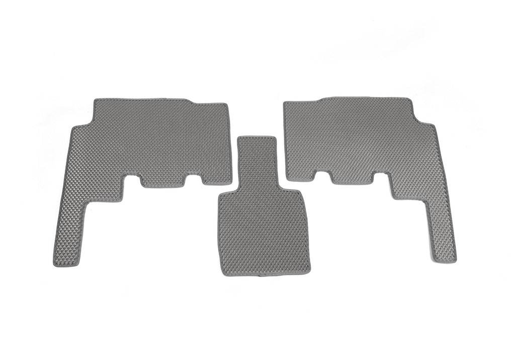 Mats (3 rows, EVA, gray) for Chrysler Voyager 2001-2007 - Reelken Auto