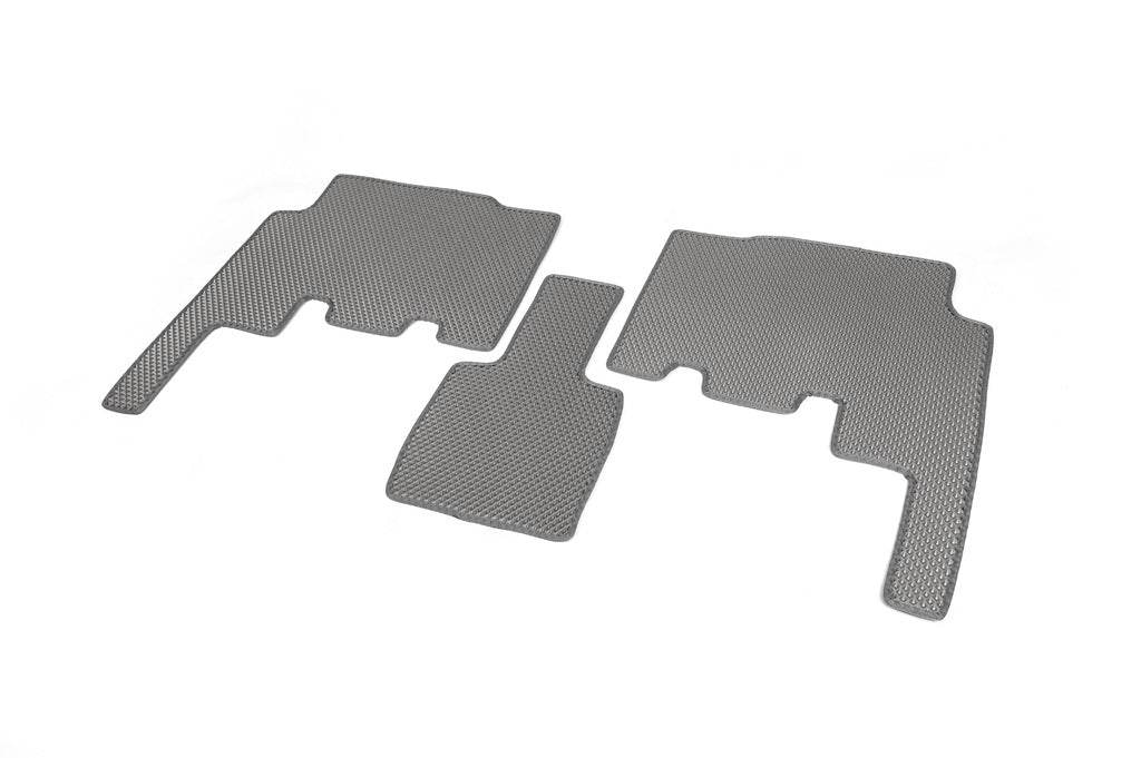 Mats (3 rows, EVA, gray) for Chrysler Voyager 2001-2007 - Reelken Auto