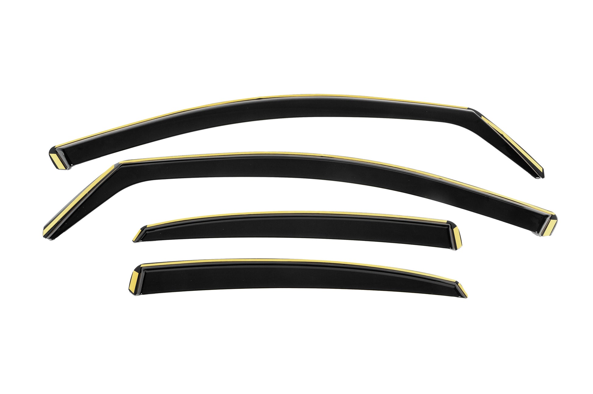 In-channel window wind deflectors Niken Luxury (Sedan, 4 pcs) for Audi A5 2007-2015 - image 1