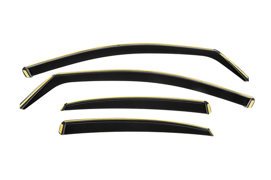 In-channel window wind deflectors Niken Luxury (Sedan, 4 pcs) for Audi A5 2007-2015 - image 1