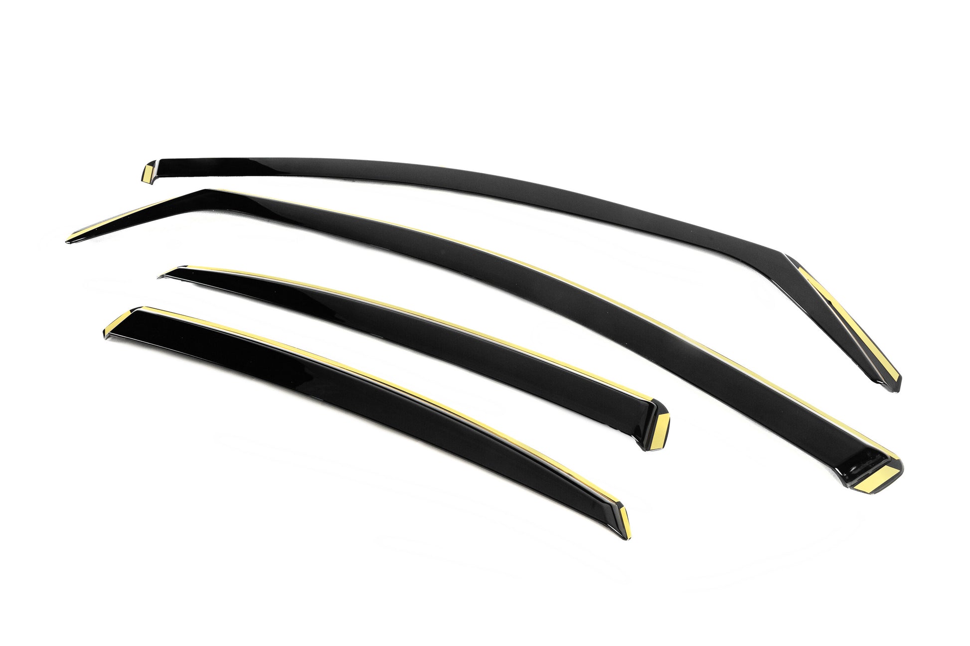 In-channel window wind deflectors Niken Luxury (Sedan, 4 pcs) for Audi A5 2007-2015 - image 2