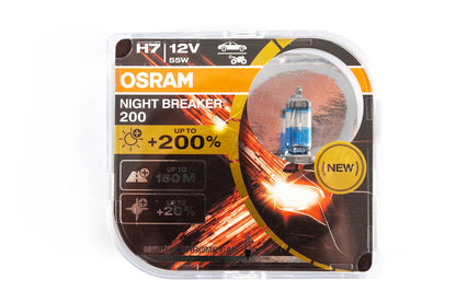 Osram H7 55W Night Breaker +200% 64210nb200 Headlight Bulb - image 1