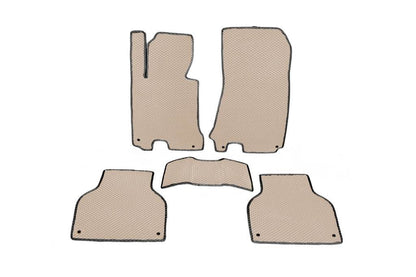 Floor mats (EVA, beige) for BMW 7 series E-38 1994-2001 - Reelken Auto