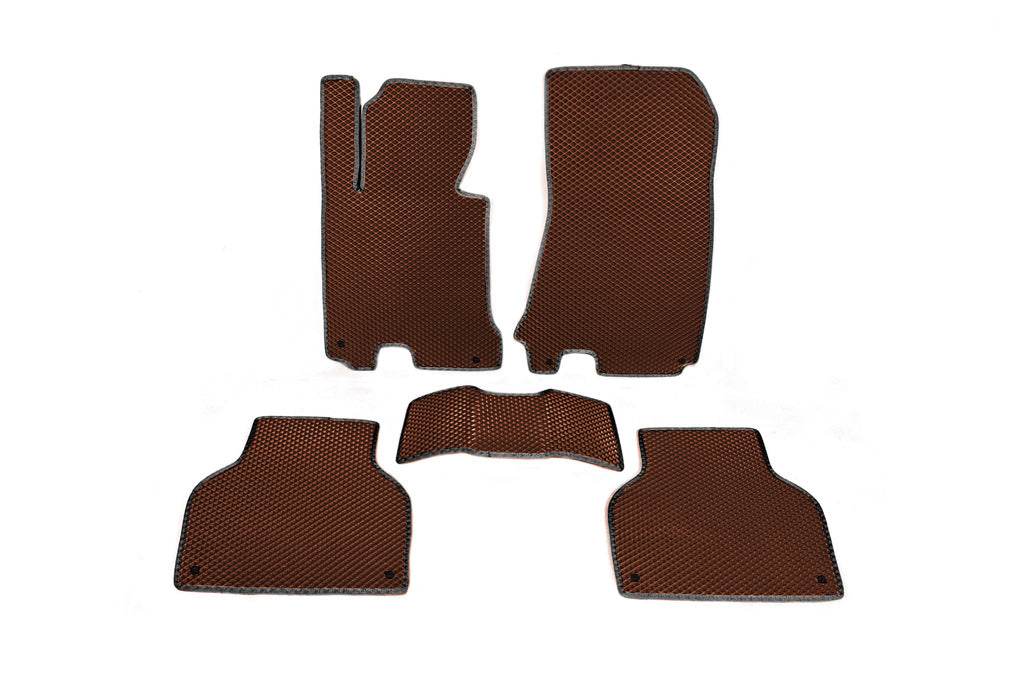 Mats (EVA, brown) for BMW 7 series E-38 1994-2001 - Reelken Auto