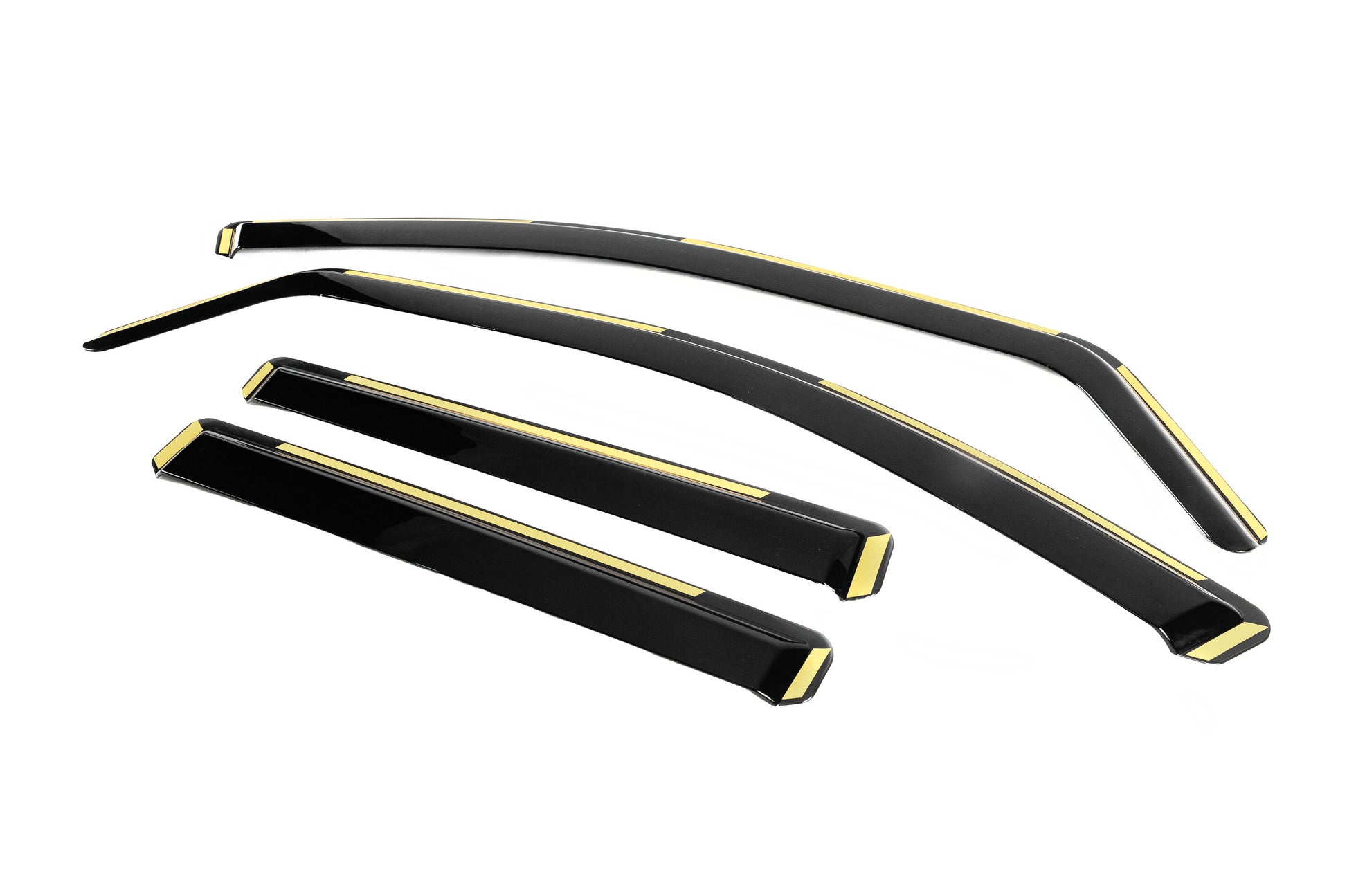 In-Channel Wind Deflectors Niken Luxury (4 pcs) for Mercedes ML W164 2005-2011 - image 2