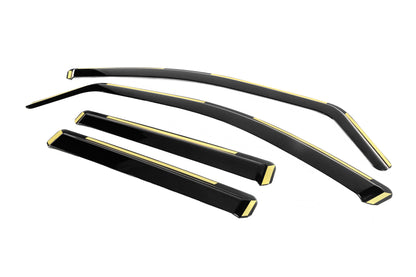 In-Channel Wind Deflectors Niken Luxury (4 pcs) for Mercedes ML W164 2005-2011 - image 2