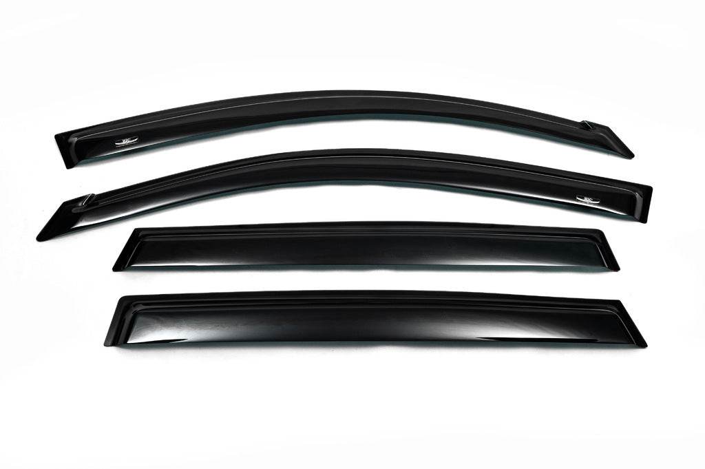 Long windbreakers (4 pcs, HIC) for Toyota Rav 4 2006-2013 - Reelken Auto