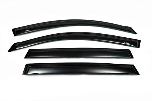 Long windbreakers (4 pcs, HIC) for Toyota Rav 4 2006-2013 - Reelken Auto