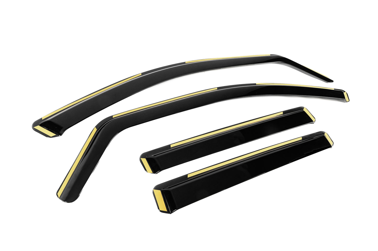 In-Channel Wind Deflectors Niken Luxury (4 pcs) for Mercedes ML W164 2005-2011 - image 3