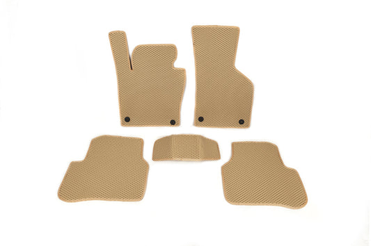 EVA Floor Mats (Beige) for Volkswagen Passat B6 2006-2012 - image 2