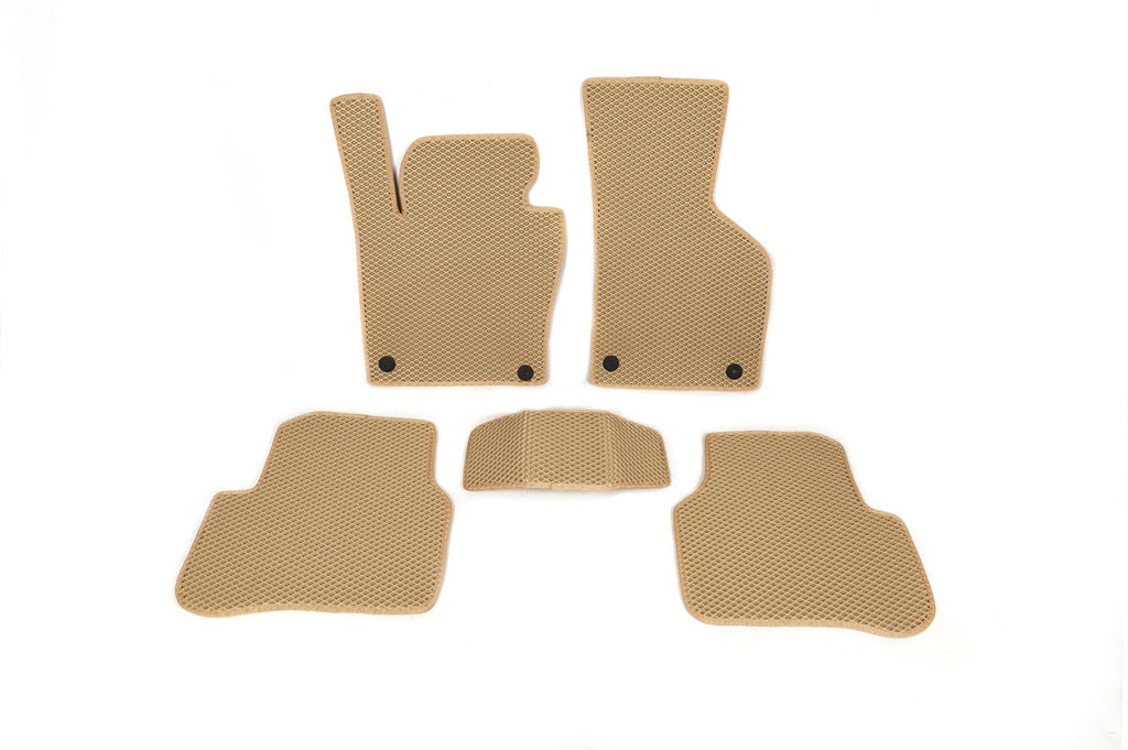 EVA Floor Mats (Beige) for Volkswagen Passat B6 2006-2012 - image 2