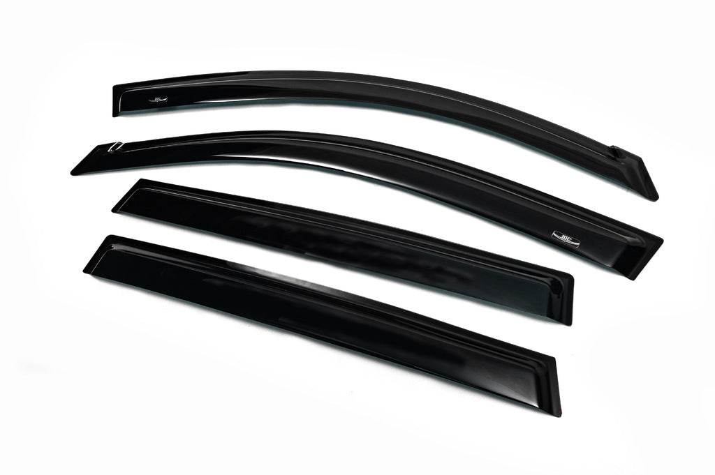 Long windbreakers (4 pcs, HIC) for Toyota Rav 4 2006-2013 - Reelken Auto