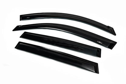 Long windbreakers (4 pcs, HIC) for Toyota Rav 4 2006-2013 - Reelken Auto